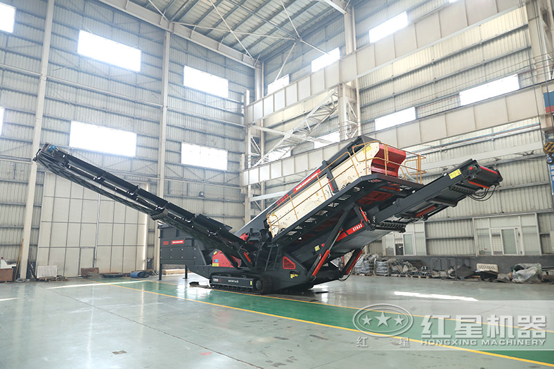 另外，紅星廠家還有履帶裝置的移動磕石機_小型碎石機