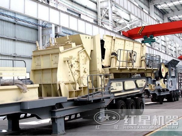 移動車載式打石子機高清圖 移動車載式打石子機高清圖