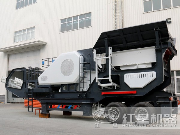 移動車載式打石子機(搭載顎式破碎機) 移動車載式打石子機(搭載顎式破碎機)