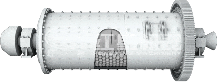 大型球磨機(jī)工作原理圖 大型球磨機(jī)工作原理圖