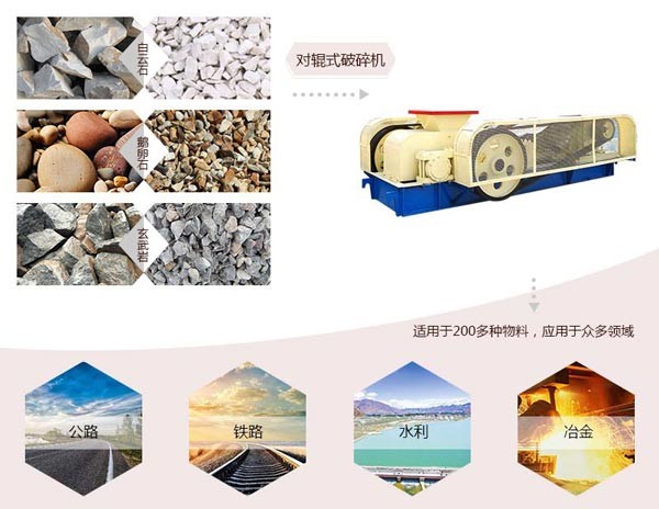 石子對(duì)輥式破碎機(jī)物料應(yīng)用 石子對(duì)輥式破碎機(jī)物料應(yīng)用