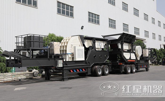 移動、碎石兼顧二合一破碎機——移動式重錘破