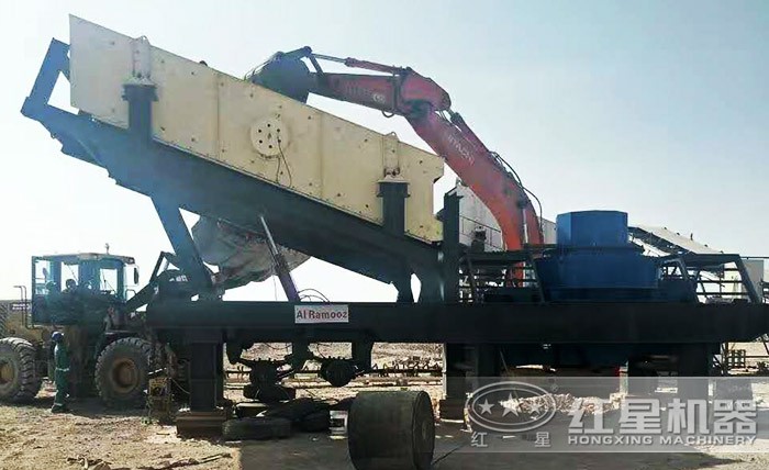 移動碎石機(jī)——配制砂機(jī) 移動碎石機(jī)——配制砂機(jī)