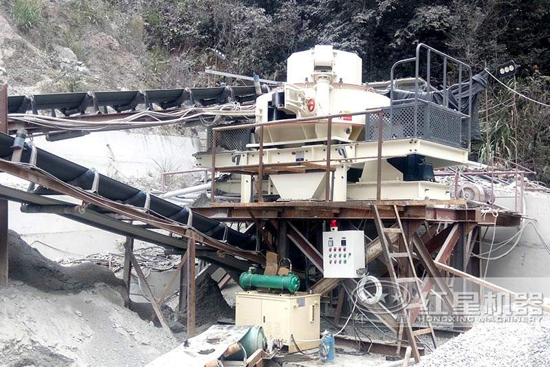 制砂機現(xiàn)場展示