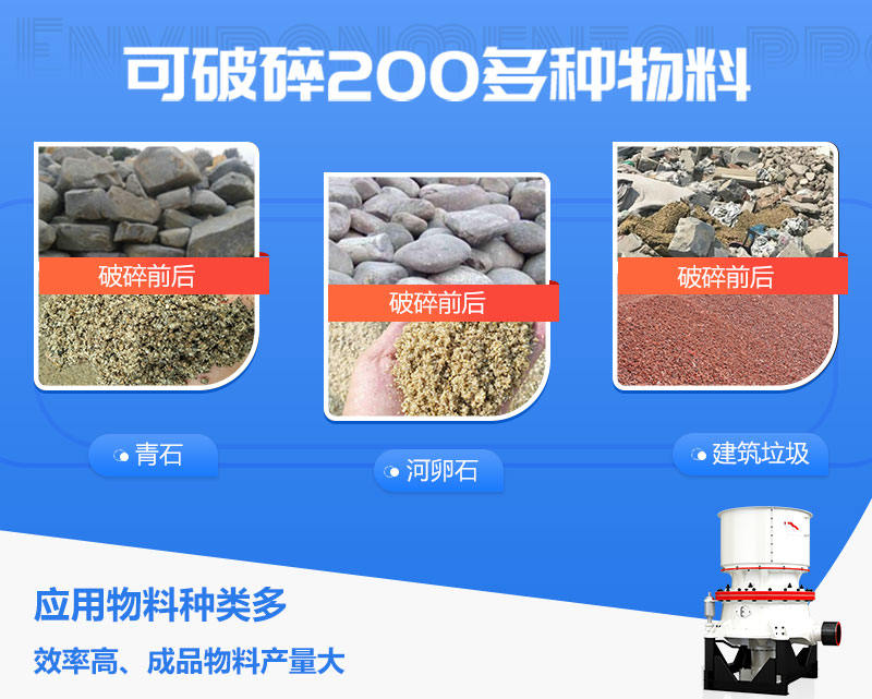 圓錐破物料應(yīng)用 圓錐破物料應(yīng)用