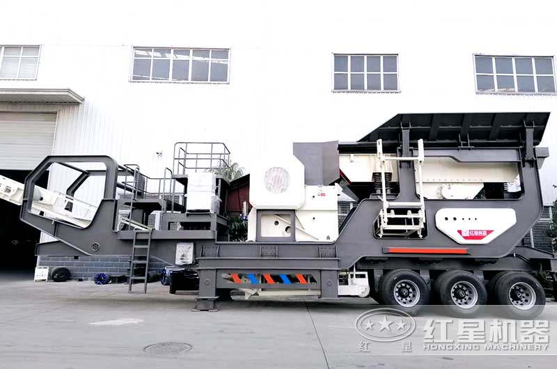 移動(dòng)式鄂式破石機(jī)，隨時(shí)移動(dòng)，智能控制